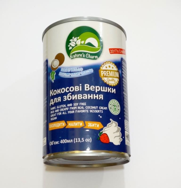 Кокосові вершки для взбивання 400мл