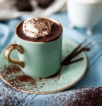 Чорний гарячий шоколад Callebaut